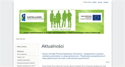 Desktop Screenshot of gops.drzycim.pl